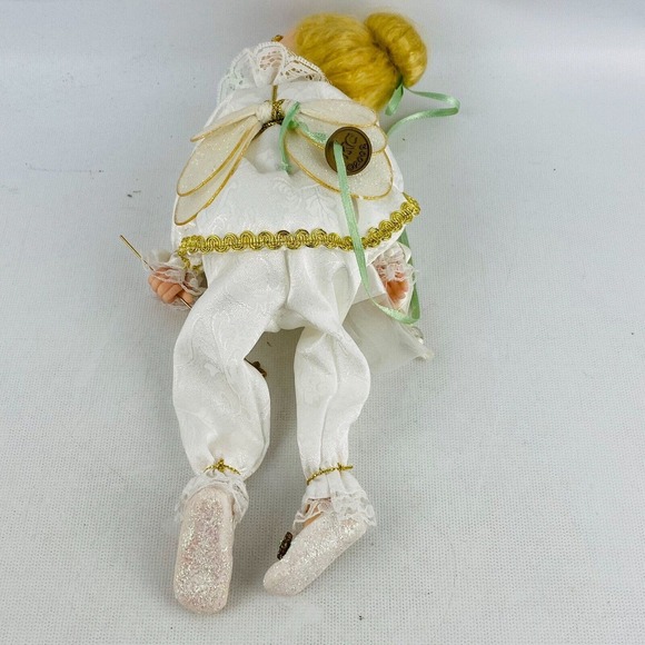 Jacqueline Kent Fairy Godmother Doll Love Blonde Green Gems JKC 2002 12" Hanging - Picture 4 of 12